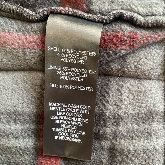 Men's Voyager Water Resistant Fleece Lined Puffer Jacket XXL Black - Picture 4 of 5